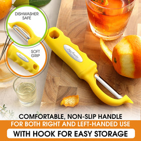 Spring Chef swivel peeler ideal for vegetables and fruit prep