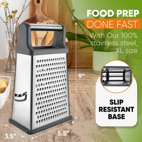 Spring Chef Professional grater with slicer and zester for veggies and zest