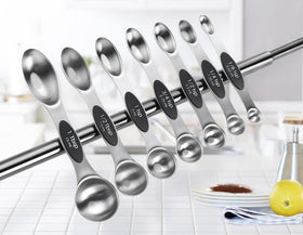 Spring Chef round end handles liquids smoothly for versatile use.