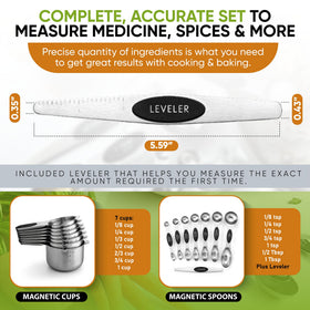 Spring Chef clear US and metric markings stay readable.