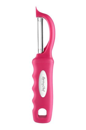 Spring Chef versatile peeler handles potatoes, mangoes, apples with ease.
