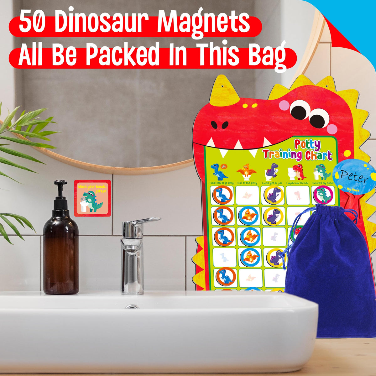 SpriteGru demonstration-ready chart easily hangs on doors or hooks.