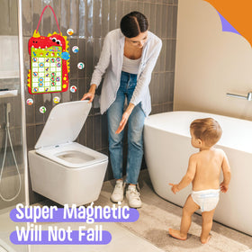 SpriteGru vibrant dinosaur design attracts attention during potty training.