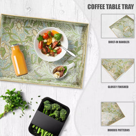 Spsyrine Dianthus lightweight tray with durable handles for serving.