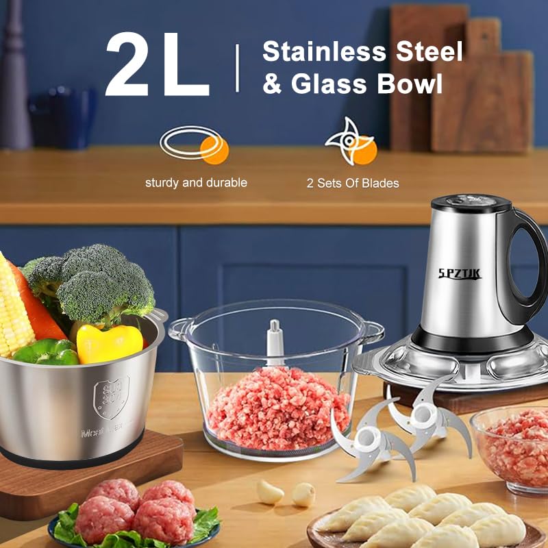 SPZTJK 3 speed processor vegetable chopper for precise veggie prep