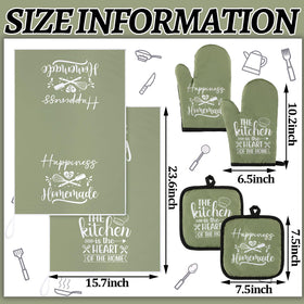 Sratte dish towels 15x23 inches, quick-drying and charming kitchen quotes