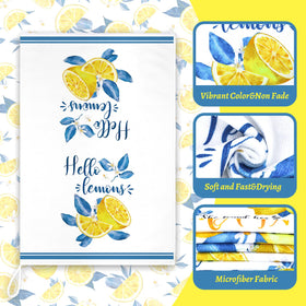 Sratte Mediterranean-inspired towels set enhances everyday kitchen decor