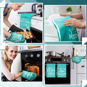 Sratte 7in square pot holders shield surfaces from heat