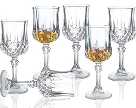 Srgeilzati cordial glasses with stem for sherry and port, ideal tasting set.