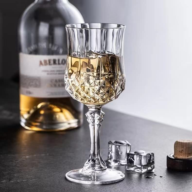 Srgeilzati limoncello glasses with stem, elegant home bar accent.