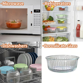 S.ROKE TTAN dishwasher-safe glass container for effortless cleaning.