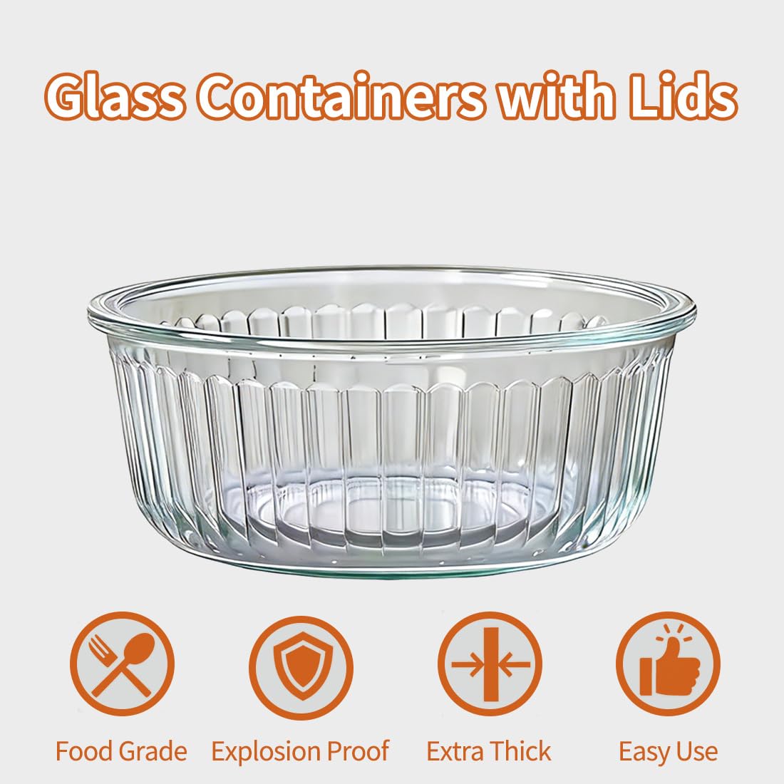 S.ROKE TTAN freezer-safe glass container for long-term storage.
