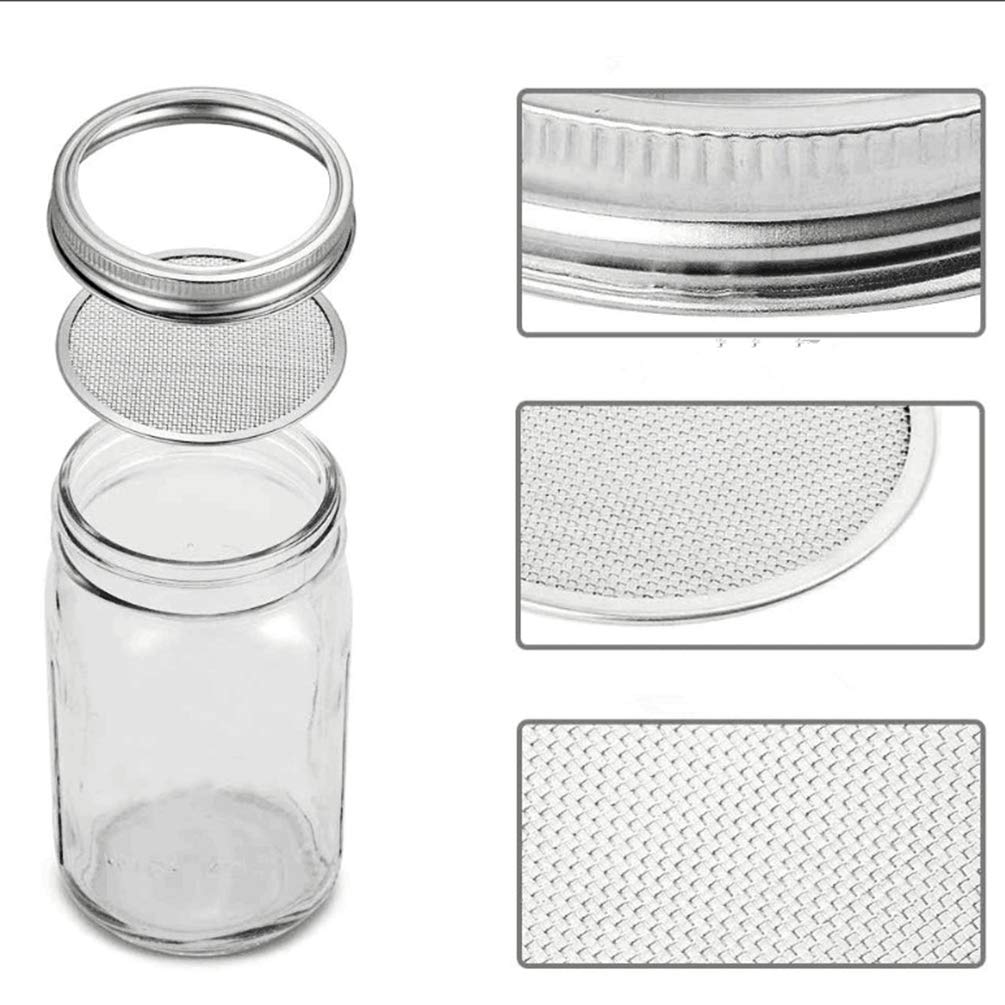 SRXES dishwasher-safe sprouting lid simplifies cleanup after spraying.