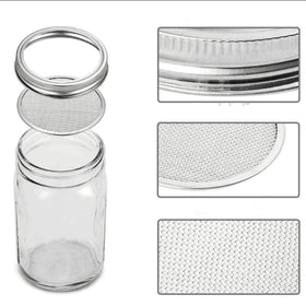 SRXES dishwasher-safe sprouting lid simplifies cleanup after spraying.