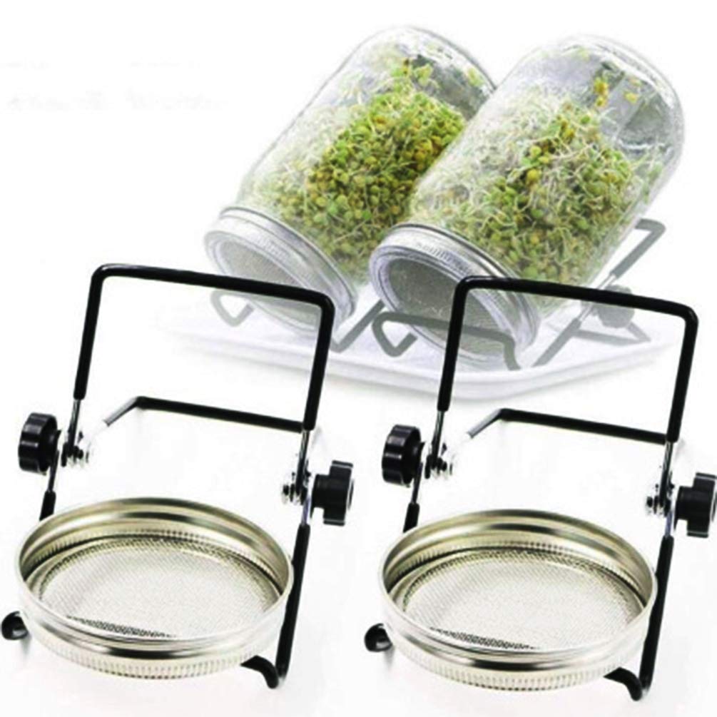 SRXES four-foldable sprouting stands adjusted for stable drainage.