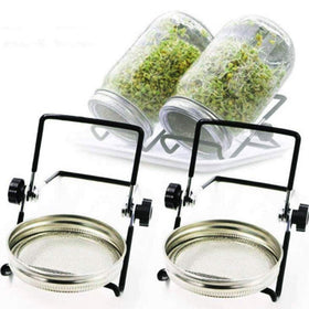 SRXES four-foldable sprouting stands adjusted for stable drainage.