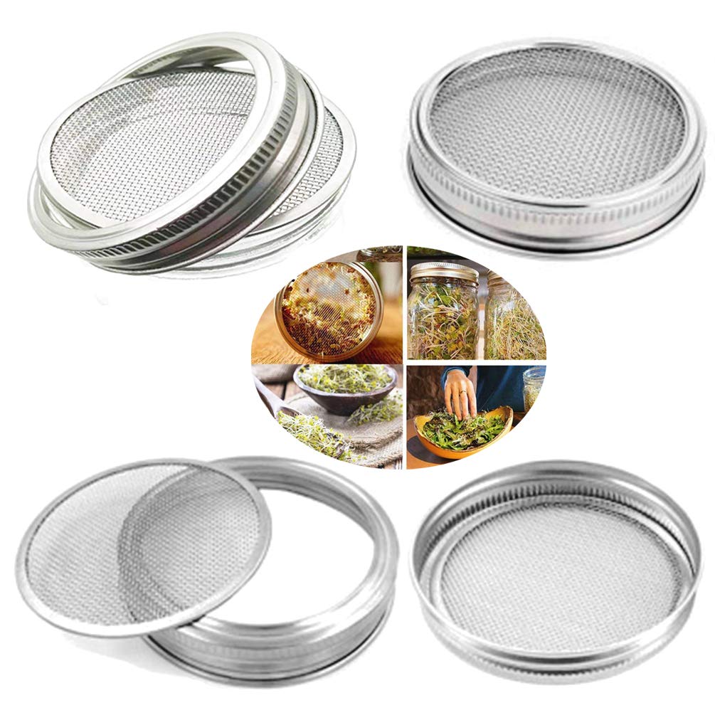 SRXES 32oz sprouting lid designed for convenient jar sprouting.