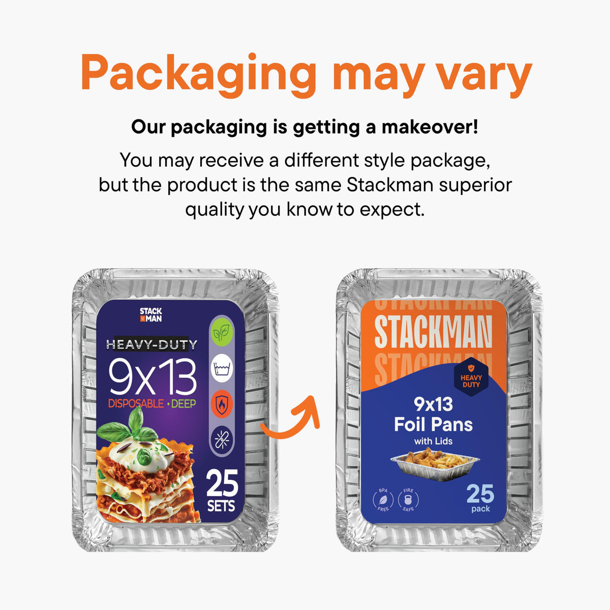 Stack Man 25-set pack offers ready-to-use pans for catering