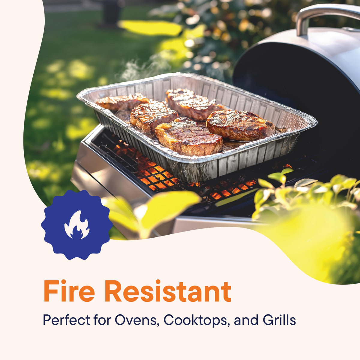 Stack Man BPA-free aluminum pan ensures food-safe service at events