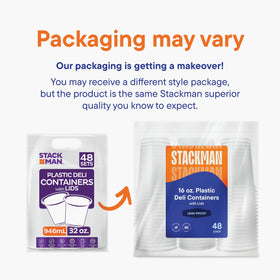 Stack Man BPA-free, phthalate-free 32oz container for meal prep