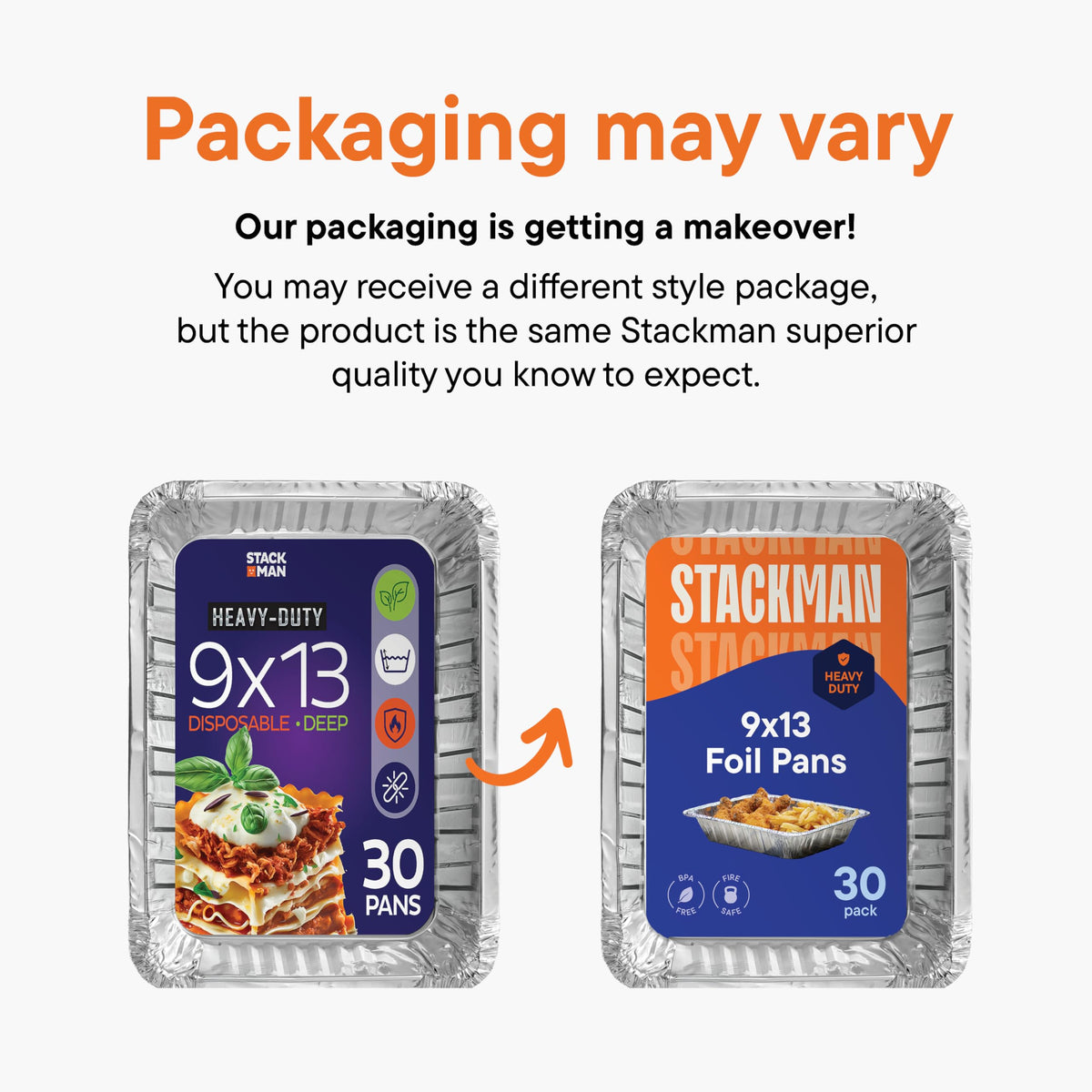 Stack Man large baking pan rectangular design for banquet service.