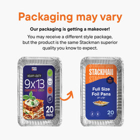 Stack Man pans support easy prep to serving workflow with dependable heat.