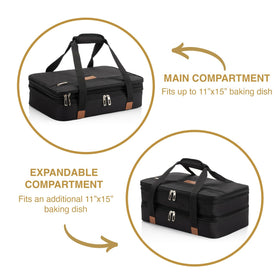 Stack Store Plus More insulated carrier expanded top for extra capacity during picnics