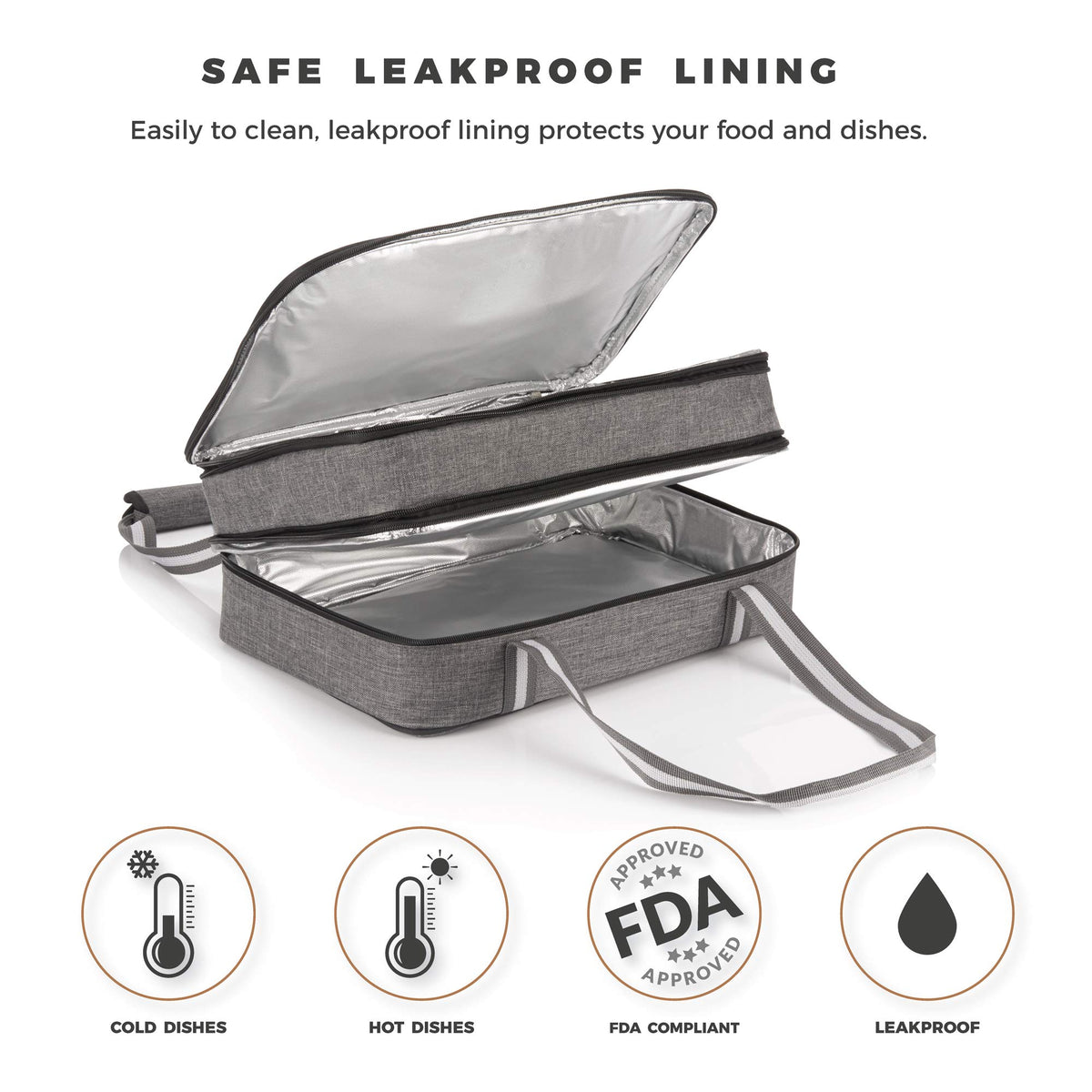Padded handle on Stack Store Plus More carrier provides comfortable carrying.