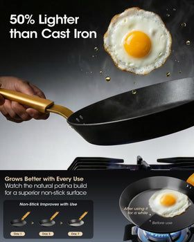 StackBear base 2mm distributes heat evenly for uniform cooking.