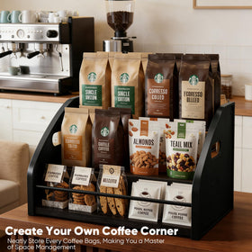 STAEVER front rails prevent smaller bottles from slipping