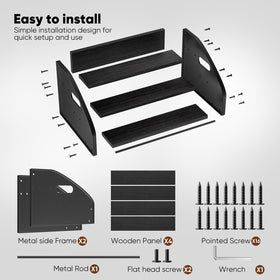 STAEVER syrup rack integrated side handles simplify moving