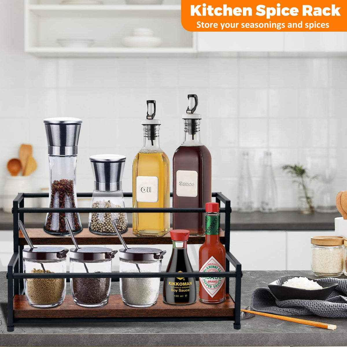 STAEVER rustic wood kitchen decor adds farmhouse charm