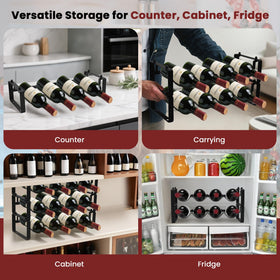 STAEVER rack installed in cabinet for pantry organization