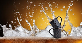 STAGLIFE copper mug keeps beverages cold longer during outdoor events.