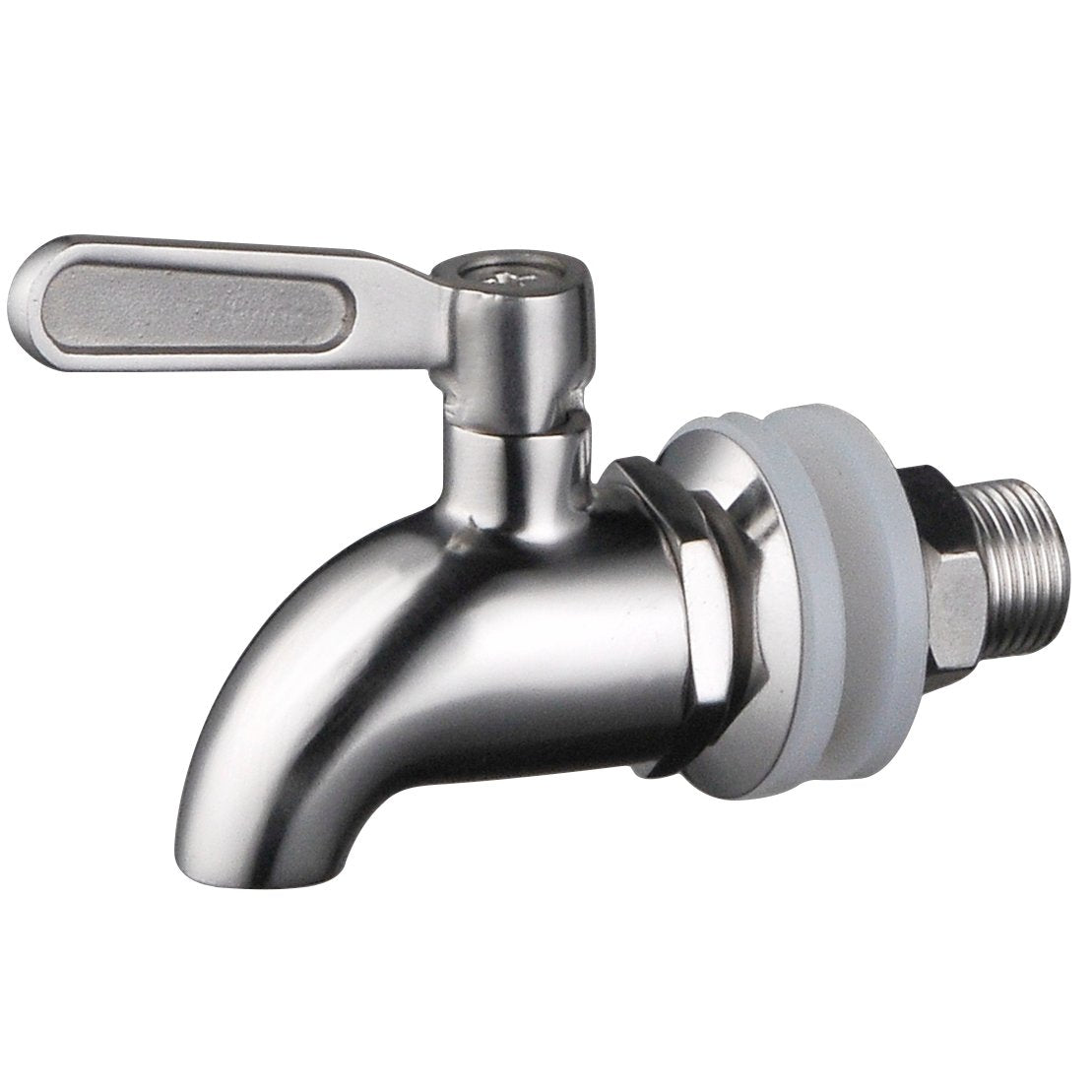 Stainless Works SSS010 spigot open and closed for precise dispensing