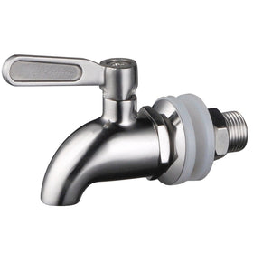 Stainless Works SSS010 spigot open and closed for precise dispensing