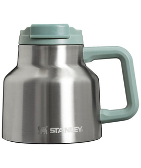 STANLEY Admiral's Mug non-skid base keeps beverages stable on dashboards and desks.