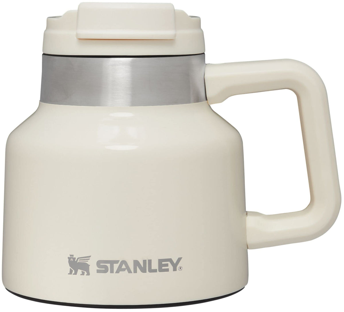 STANLEY Admiral's Mug with twist-on lid for spill-resistant sipping on the go.