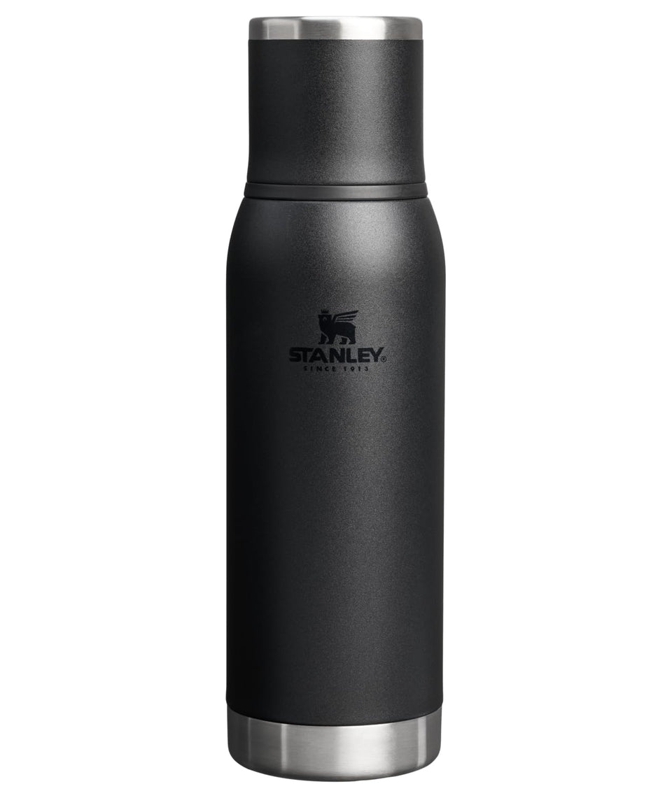 Stanley Adventure-To-Go bottle pour spout enables easy, mess-free pouring on outdoor trips.