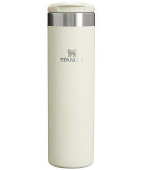 Stanley AeroLight Transit Bottle front view reveals a sleek, cream finish and featherweight design for daily commutes.
