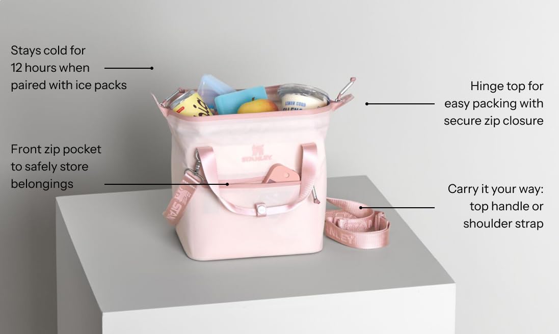 STANLEY All Day Julienne Mini Cooler patterned winged bear liner for a playful touch