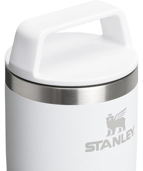 STANLEY Café-To-Go mug showing integrated-handle for easy one-handed carry