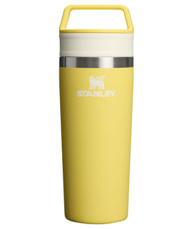 STANLEY Café-To-Go Mug 16 oz with drink-through lid for flexible sipping.
