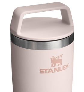 Stanley Café-To-Go 20oz bottom lid enables controlled sipping with fewer splashes