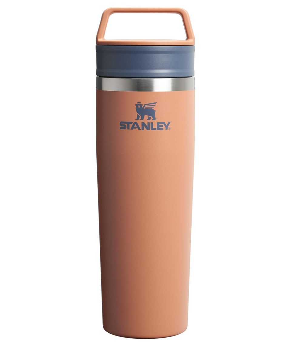 STANLEY Cafe To Go Travel Mug 20 oz with two-piece lid for versatile sipping on the go
