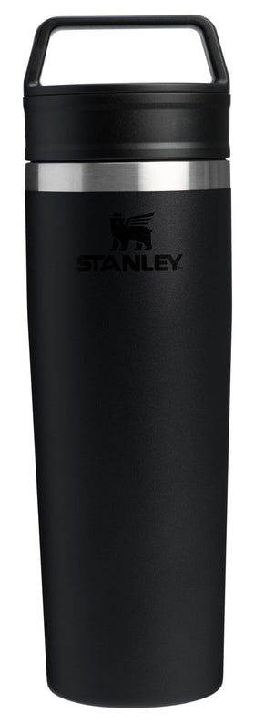 Stanley Café-To-Go 20 oz mug with two-piece lid for versatile sipping on the go.