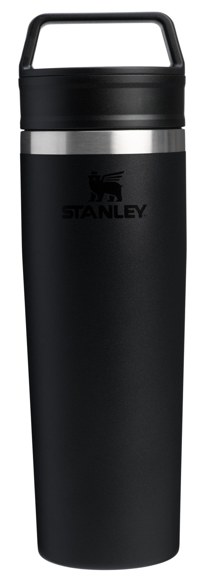 Stanley Café-To-Go 20 oz mug with two-piece lid for versatile sipping on the go.