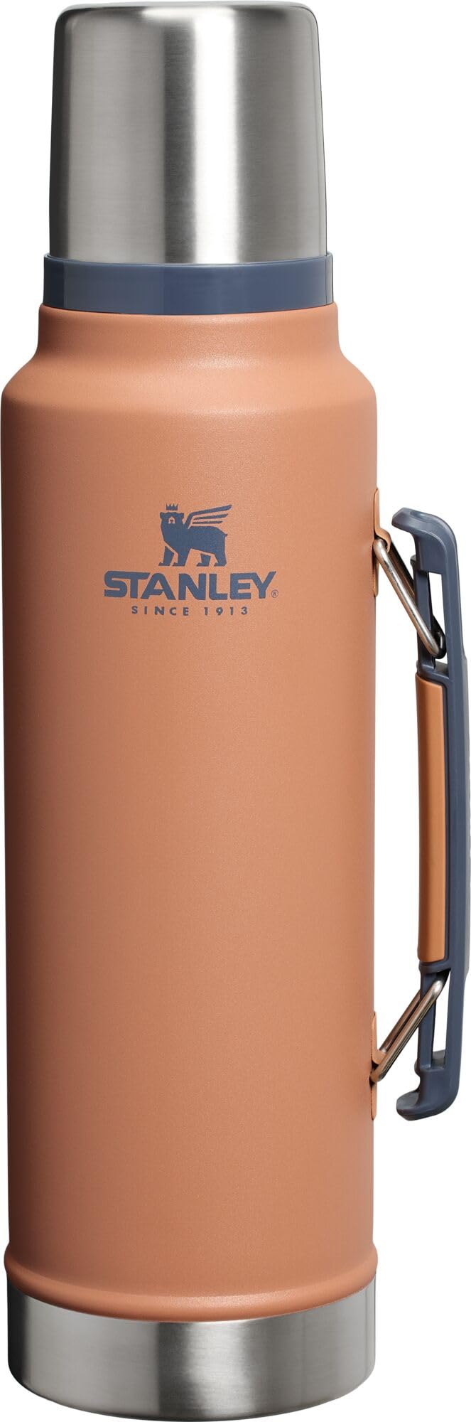STANLEY Classic 1.5 qt vacuum bottle with wide mouth for easy filling and pouring on hikes