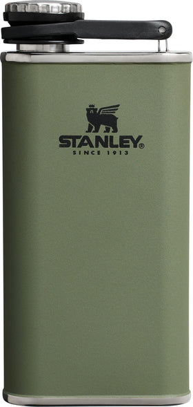 Stanley Classic 8oz flask wide mouth for easy filling and cleaning.