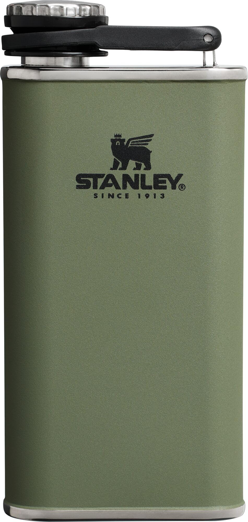 Stanley Classic 8oz flask wide mouth for easy filling and cleaning.